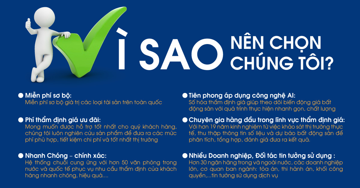 VÌ SAO NÊN CHỌN CHÚNG TÔI