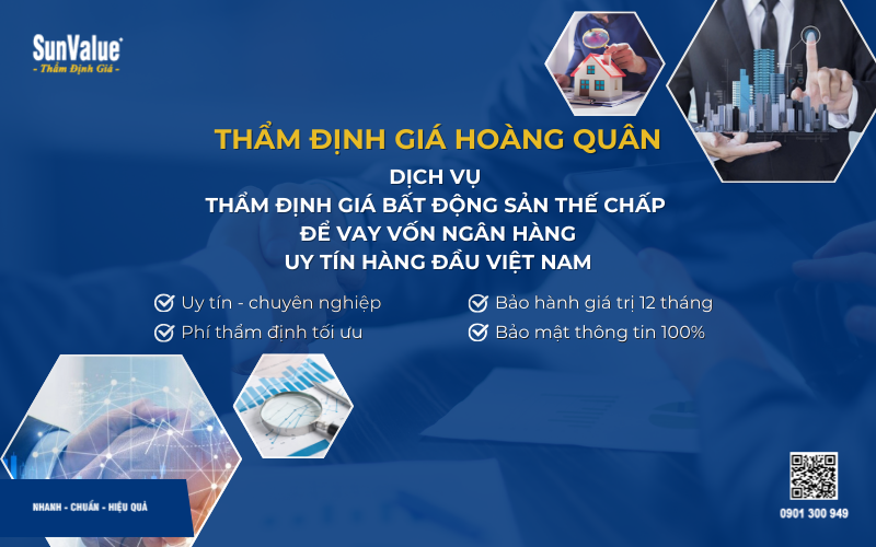 Thẩm định giá bất động sản thế chấp, định giá nhà đất, định giá căn hộ 6