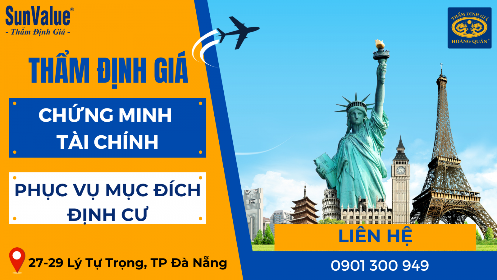 Thẩm định giá chứng minh tài chính phục vụ mục đích định cư