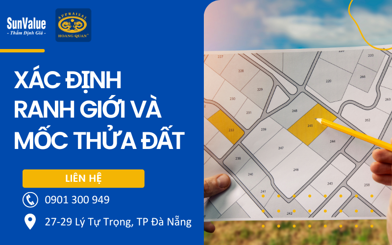 Xác định ranh giới và mốc thửa đất